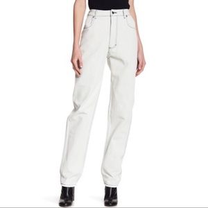 Very cool Eckhaus Latta bleached denim jeans